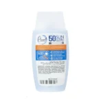 نمای جزئیات کرم ضدآفتاب بی رنگ پیکسل، با SPF۵۰، مدل Sensitive، حاوی محافظ UVA ،UVB و +++PA، فاقد گلیسیرین، ویتامین E B+، مناس