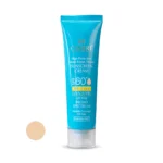 نمای جزئیات کرم ضدآفتاب رنگی سینره +SPF۶۰ مدل ۸۴۱۱، مناسب پوست های چرب، حجم ۵۰ میلی لیتر اصل حرکت و نصب پشتی