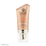 نمای جزئیات کرم ضد آفتاب بی رنگ صورت سالوته پرو SPF ۵۰ مدل UV Perfect محافظ ++++PA مناسب برای انواع پوست حجم ۵۰ میلی لیتر اصل