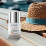 نمای جزئیات فلوئید ضد آفتاب رنگی پرایم، SPF ۵۰، مدل فیوژن واتر، مناسب انواع پوست با تنالیته متوسط و حجم ۴۰ میلی لیتر، محافظت