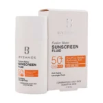 نمای جزئیات فلوئید ضد آفتاب بی رنگ بیزانس SPF 50 مدل Fusion Water مناسب پوست چرب حجم 50 میلی لیتر حرکت و نصب پشتی