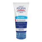 نمای جزئیات کرم مرطوب کننده صورت آردن آتوپیا مدل Dry Relief حجم 50 میلی لیتر پرداخت و جزئیات مواد