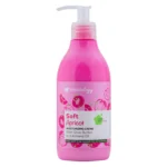 نمای جزئیات کرم آبرسان هندولوژی مدل Soft Apricot با حجم 375 میلی لیتر پرداخت و جزئیات مواد