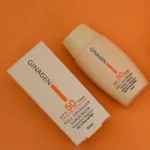 نمای جزئیات کرم ضدآفتاب ژیناژن مدل 02 سری dry to normal skin، حجم 50 میلی لیتر حرکت و نصب پشتی