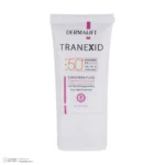 نمای جزئیات فلوئید ضد آفتاب درمالیفت مدل Tranexid حجم ۴۰ میلی لیتر حرکت و نصب پشتی