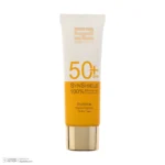 نمای جزئیات کرم ضد آفتاب بدون رنگ ساین اسکین SPF 50 مدل SYN Shield Mineral حجم 50 میلی لیتر حرکت و نصب پشتی
