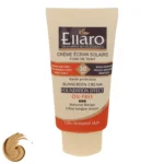 نمای جزئیات کرم ضد آفتاب رنگی الارو SPF۳۰ سری Foundation Effect مدل Natural Beige محافظ UVB، مناسب پوست های چرب و حساس تحت لی