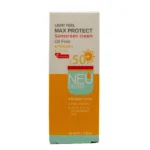 نمای جزئیات کرم ضد آفتاب نئودرم مدل Max Protect Oil Free حجم ۵۰ میلی لیتر حرکت و نصب پشتی