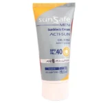 نمای جزئیات کرم ضدآفتاب آقایان سان سیف SPF۴۰ اصل حرکت و نصب پشتی