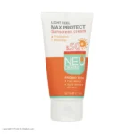نمای جزئیات کرم ضد آفتاب نئودرم مدل Max Protect حجم ۵۰ میلی لیتر حرکت و نصب پشتی