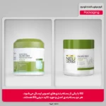 نمای جزئیات کرم مرطوب کننده دست و ناخن نئودرم مدل Olive Dex حجم 150 میلی لیتر پرداخت و جزئیات مواد
