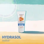 نمای جزئیات کرم ضد آفتاب بدون رنگ آردن SPF ۳۰ مدل HYDRASOL مناسب انواع پوست حجم ۵۰ میلی لیتر اصل حرکت و نصب پشتی