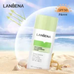 نمای جزئیات کرم ضد آفتاب لنبنا مدل WHITENING UV SUNSCREEN حجم ۴۰ میلی لیتر حرکت و نصب پشتی