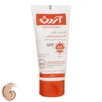 نمای جزئیات کرم ضدآفتاب رنگی آردن SPF۴۶ اصل حرکت و نصب پشتی