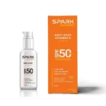 نمای جزئیات کرم ضد افتاب رنگی صورت و بدن اسپارک SPF۵۰ مدل فیوژن محافظ UVB/UVA مناسب برای انواع پوست حجم ۵۰ میلی لیتر اصل حرکت