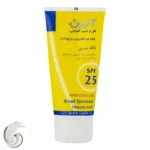 نمای جزئیات کرم ضدآفتاب آردن مدل SPF۲۵، حجم ۵۰ میلی لیتر اصل حرکت و نصب پشتی