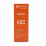 نمای جزئیات کرم ضد آفتاب رنگی صورت اسپارک وودن SPF 50 ویتامین E مناسب برای انواع پوست حجم 50 میلی لیتر حرکت و نصب پشتی