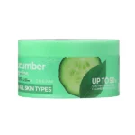 نمای جزئیات کرم مرطوب کننده دست و صورت کامان مدل CUCUMBER مناسب پوست خشک حجم 250 میلی لیتر پرداخت و جزئیات مواد