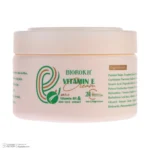 نمای کناری کرم مرطوب کننده بایورخ مدل Vitamin E مناسب برای انواع پوست وزن ۲۷۰ گرم اصل پروفایل و ساختار