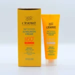 نمای در اتاق کرم ضد آفتاب بدون رنگ سینره، SPF۶۰، مدل اولترا، مناسب پوست معمولی و خشک حجم ۵۰ میلی لیتر، محافظت کننده در برابر