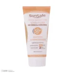 نمای در اتاق کرم ضد آفتاب بدون رنگ سان سیف SPF 50 مدل SENSI مناسب برای پوست های حساس حجم 50 میلی لیتر سبک دیواری و مرجع انداز
