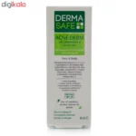 نمای جزئیات ژل مرطوب کننده درماسیف مدل ACNE-DERM حجم ۴۰ میلی لیتر پرداخت و جزئیات مواد