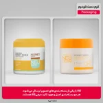 نمای کناری کرم دست نئودرم مدل Honey Shea حجم 150 میلی لیتر پروفایل و ساختار