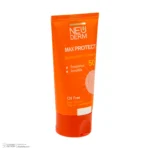 نمای در اتاق کرم ضد آفتاب بدون رنگ نئودرم SPF ۵۰ مدل MAX PROTECTIVE مناسب پوست های چرب و مختلط حجم ۵۰ میلی لیتر اصل سبک دیوار