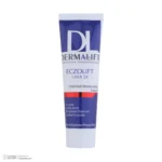 نمای کناری کرم مرطوب کننده صورت درمالیفت مدل ECZOLIFT UREA 5% مناسب پوست های خشک حجم ۵۰ میلی لیتر پروفایل و ساختار