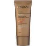 نمای جلو کرم ضدآفتاب بدون رنگ پرایم مدل Anti Aging SPF۵۰، حجم ۴۰ میلی لیتر اصل چیدمان صفحه و نشانگرها