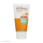 نمای جلو کرم ضد آفتاب رنگی نئودرم مدل Max Protect حجم ۵۰ میلی لیتر چیدمان صفحه و نشانگرها