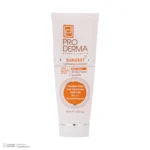 نمای جلو کرم ضدآفتاب پرودرما مدل SUNVEST با SPF 50، حجم 40 میلی لیتر چیدمان صفحه و نشانگرها