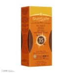 نمای در اتاق کرم ضد آفتاب رنگی سان سیف SPF 35 مدل 01 برای پوست چرب وزن 50 گرم سبک دیواری و مرجع اندازه
