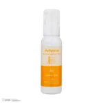 نمای کناری کرم ضد آفتاب بی رنگ صورت آرت وینا SPF ۵۰ مدل Lanolin Free محافظ +++PA مناسب برای انواع پوست حجم ۵۰ میلی لیتر اصل ع