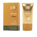 نمای کناری کرم ضد آفتاب رنگی ژوت، SPF 50، مناسب پوست با تنالیته روشن و حجم 40 میلی لیتر عمق قاب و پروفایل