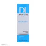 نمای بسته بندی کرم مرطوب کننده صورت درمالیفت مدل HYDRALIFT مناسب پوست های خشک حجم 50 میلی لیتر برچسب و بسته بندی