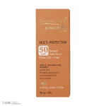 نمای جزئیات کرم ضد آفتاب رنگی دکتر ژیلا SPF 50 مدل Multi-Protection مناسب برای انواع پوست وزن 50 گرم حرکت و نصب پشتی