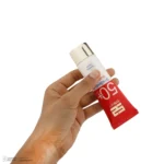 نمای جزئیات ژل کرم ضدآفتاب ساین اسکین بدون رنگ SPF۵۰ مدل SynShield، مناسب پوست های چرب، حجم ۵۰ میلی لیتر اصل حرکت و نصب پشتی