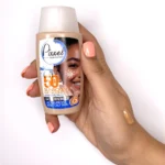 نمای جزئیات کرم ضد آفتاب رنگی پیکسل، ۵۰ SPF، مدل GOLDEN BEIGE، مناسب پوست نرمال، خشک و حساس تنالیته رنگ تیره حجم ۵۰ میلی لیتر