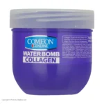 نمای بسته بندی کرم آبرسان کامان مدل COLLAGEN سری واتربمب حجم 200 میلی لیتر برچسب و بسته بندی