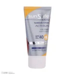 نمای جزئیات کرم ضدآفتاب آقایان سان سیف SPF۴۰ اصل حرکت و نصب پشتی