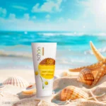 نمای جزئیات کرم ضدآفتاب شون با رنگ بژ +SPF۵۰ اصل حرکت و نصب پشتی