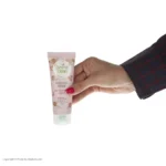 نمای بسته بندی کرم مرطوب کننده دست و صورت درماکلین حاوی آرگان مدل deep moisturizing حجم 75 میلی لیتر برچسب و بسته بندی