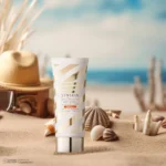 نمای در اتاق ژل کرم ضد آفتاب بدون رنگ ساین اسکین SPF۵۰ مدل Decolor محافظ UVA ،UVB، روشن کننده، مناسب انواع پوست حجم ۴۰ میلی ل
