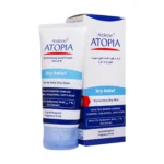 نمای کناری کرم مرطوب کننده صورت آردن آتوپیا مدل Dry Relief حجم 50 میلی لیتر پروفایل و ساختار