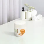 نمای جلو کرم نرم کننده صورت و دست شون مدل عصاره بادام حجم 150 میلی لیتر طراحی و جزئیات کلیدی