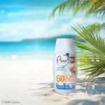 نمای جلو کرم ضدآفتاب بی رنگ پیکسل SPF۵۰ مدل Oily Acne-Prone Skin، مناسب پوست های چرب، حجم ۵۰ میلی لیتر اصل چیدمان صفحه و نشان